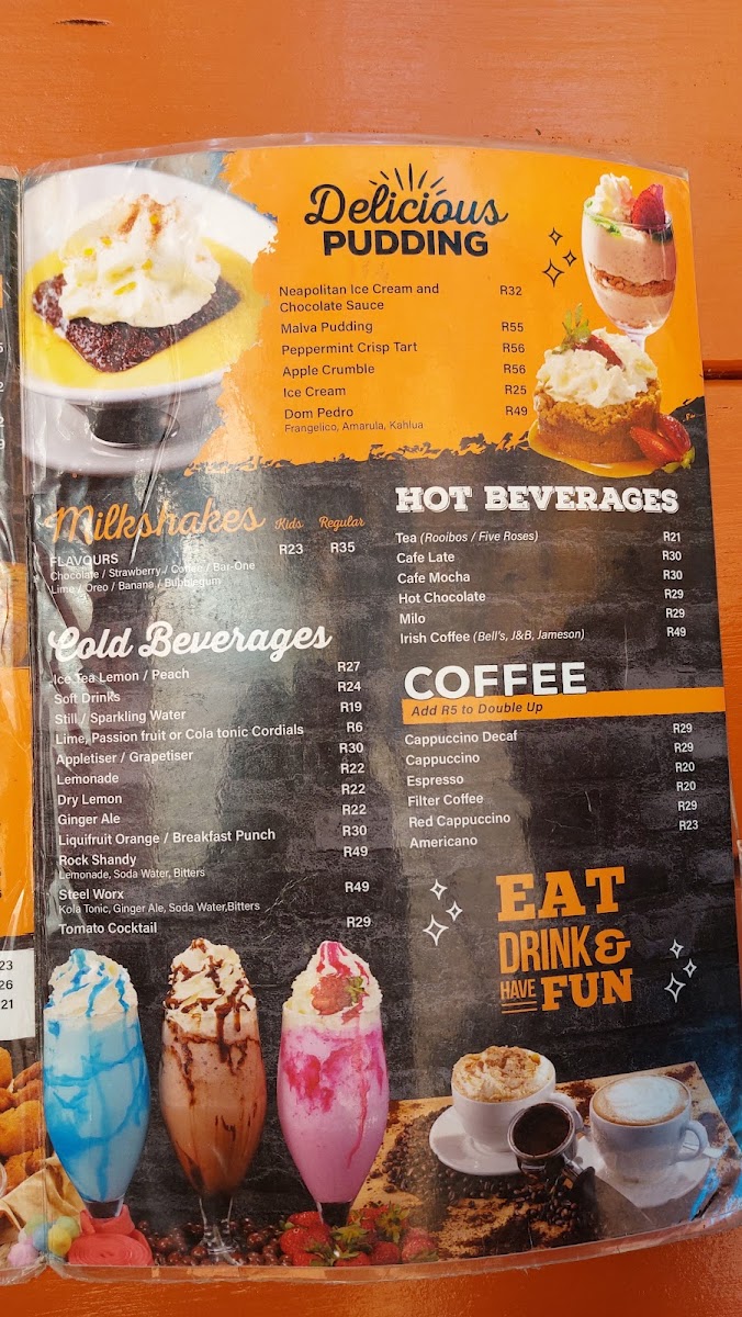 Menu Rock@88 Moreleta-8